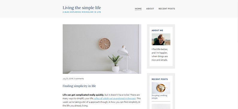 cover of the blog page project